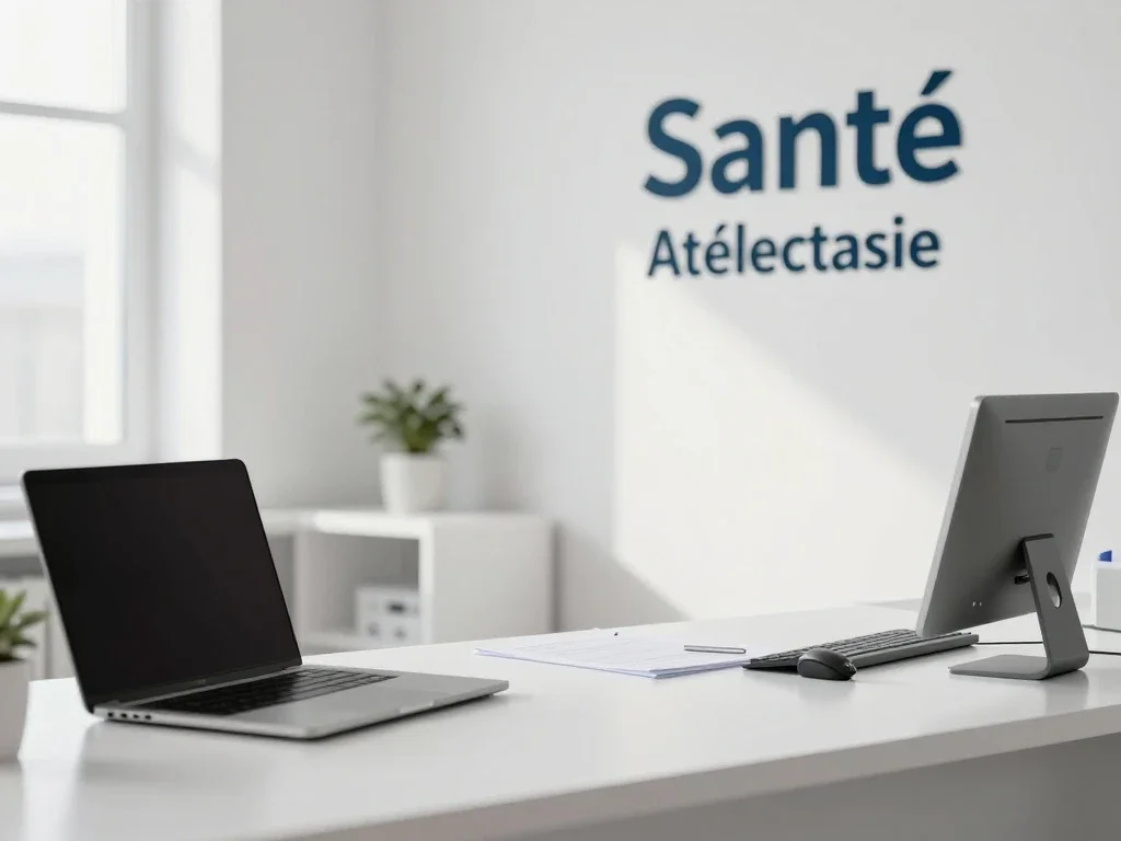 Contexte professionnel illustrant « Atélectasie »