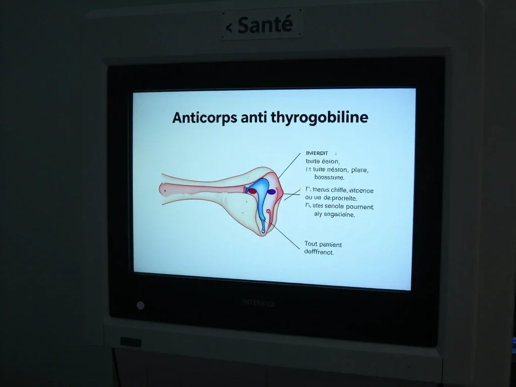 Contexte professionnel illustrant « Anticorps anti thyroglobuline »