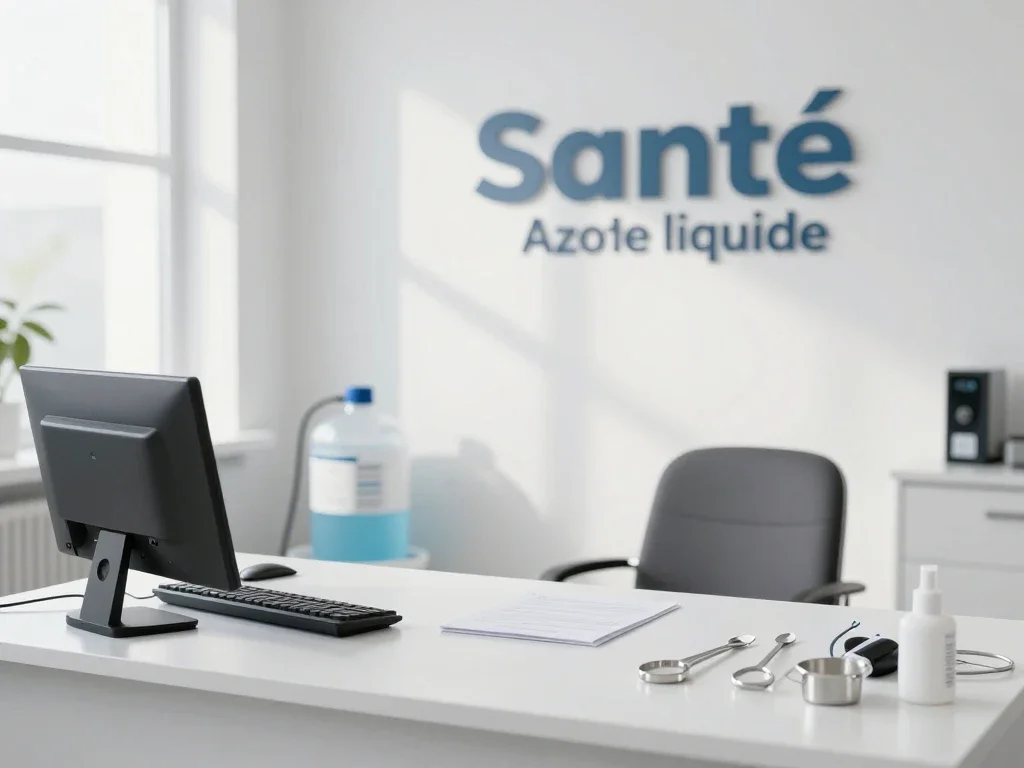 Contexte professionnel illustrant « Azote liquide »