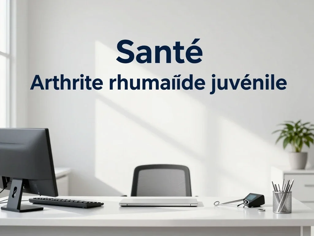 Contexte professionnel illustrant « Arthrite rhumatoïde juvénile »