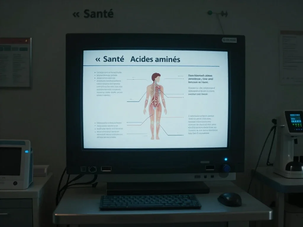 Contexte professionnel illustrant « Acides aminés »