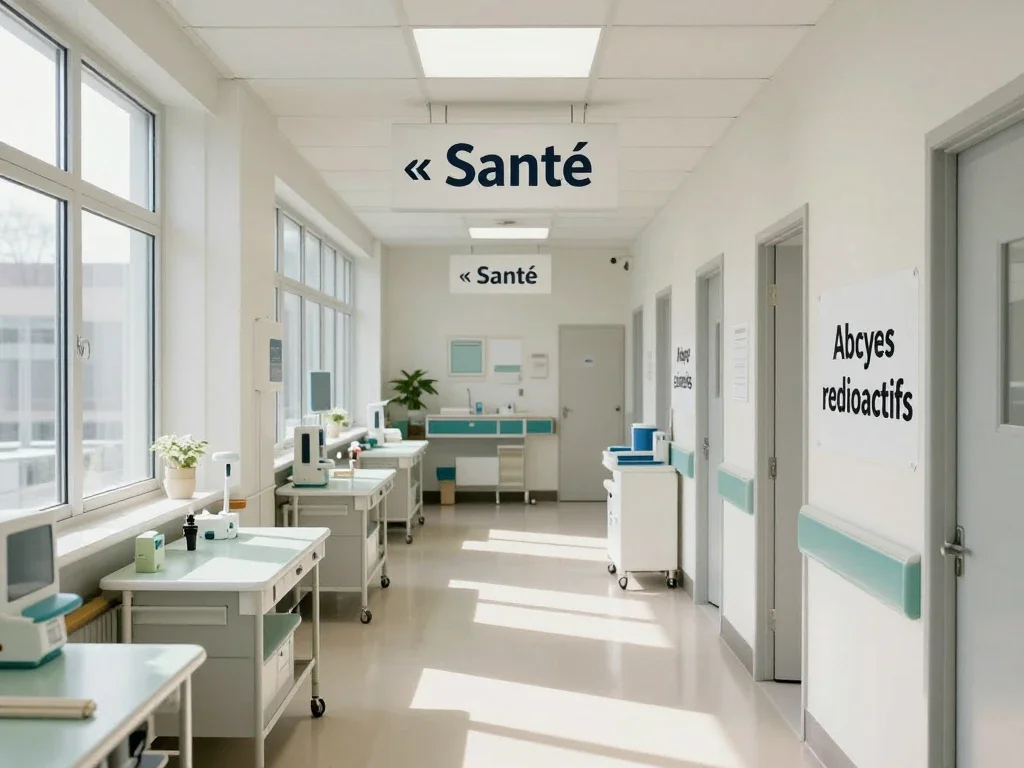 Contexte professionnel illustrant « Abcès analyse radioactifs »