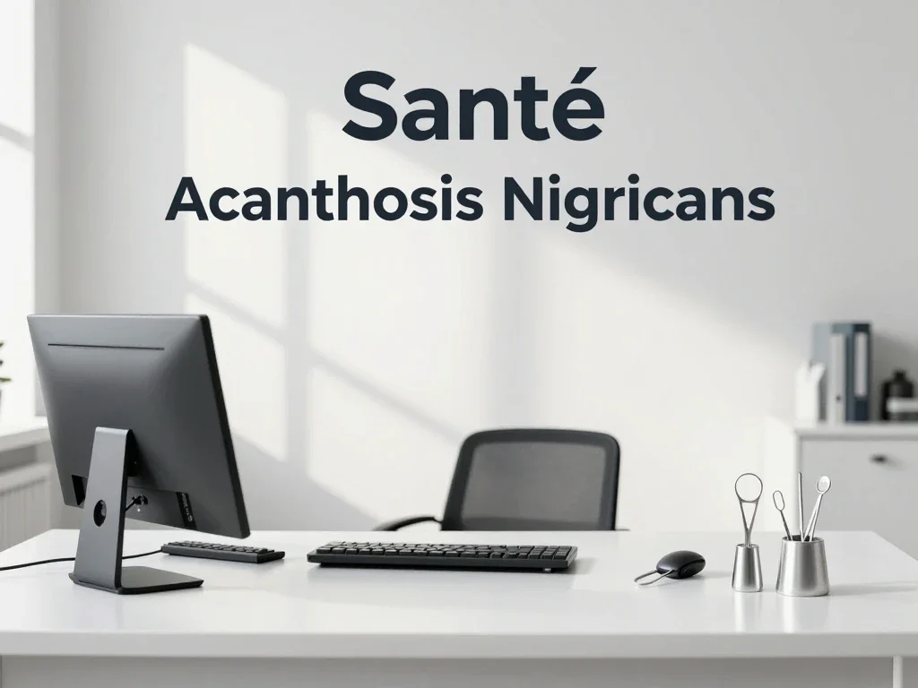 Contexte professionnel illustrant « Acanthosis nigricans »