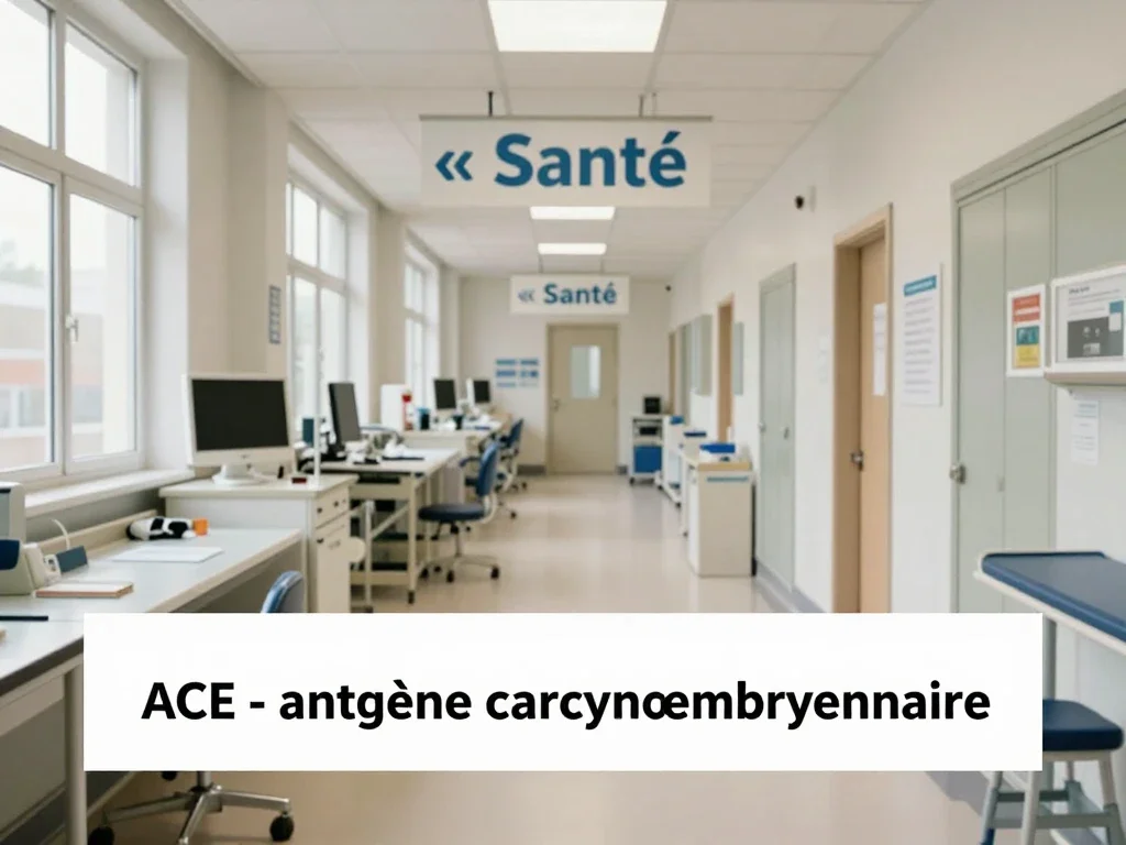 Contexte professionnel illustrant « ACE - antigène carcinoembryonnaire »