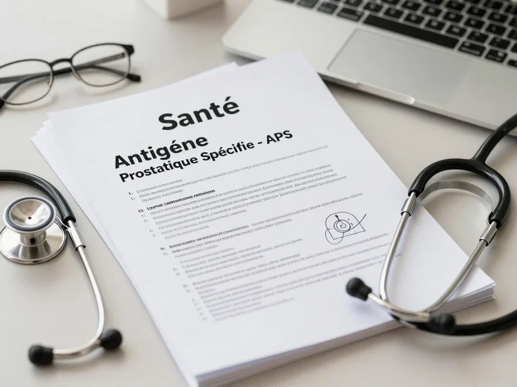 Contexte professionnel illustrant « Antigène Prostatique Spécifique - APS »