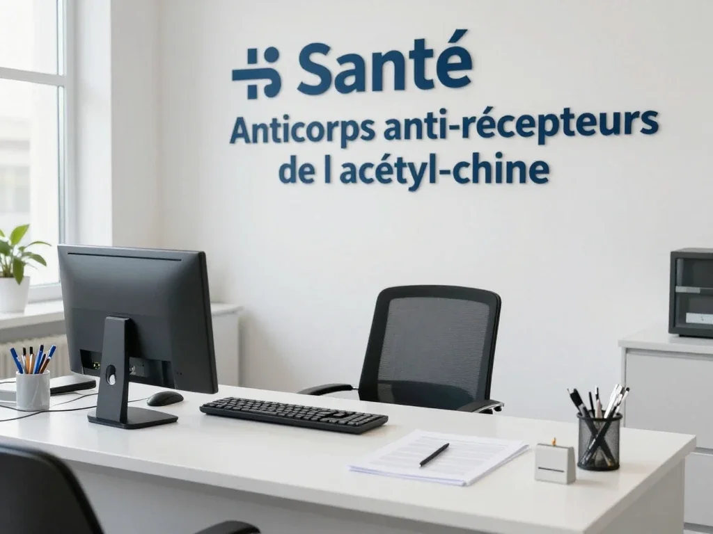 Contexte professionnel illustrant « Anticorps anti-récepteurs de l acétylcholine »