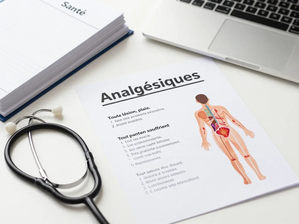Contexte professionnel illustrant « Analgésiques »