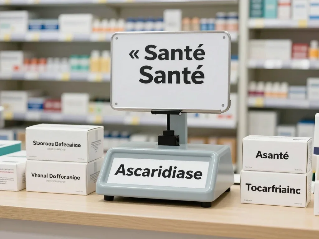 Contexte professionnel illustrant « Ascaridiase »