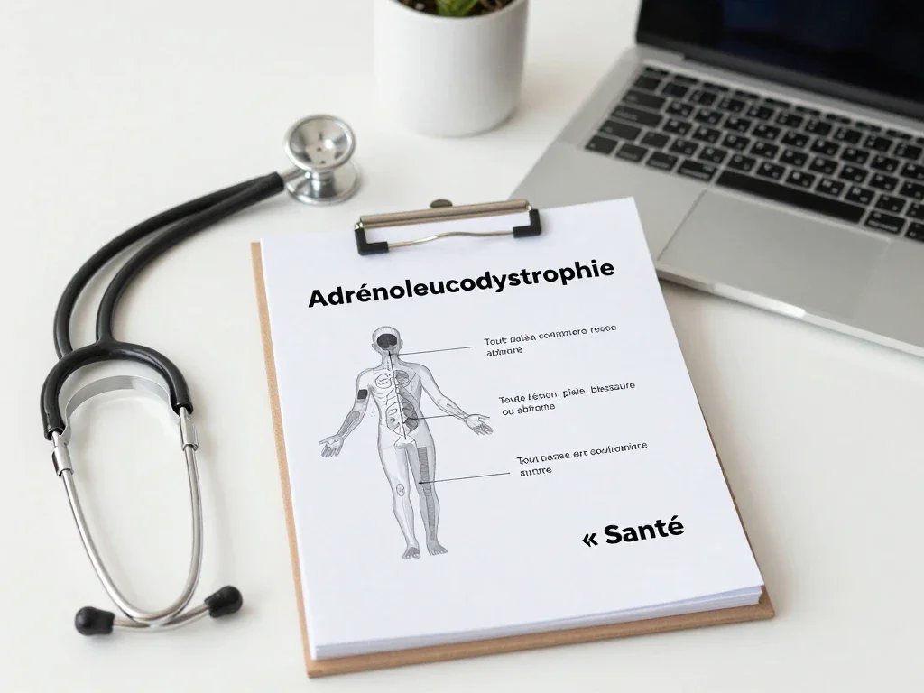 Contexte professionnel illustrant « Adrénoleucodystrophie »