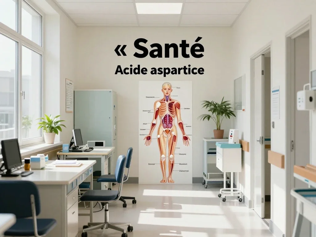 Contexte professionnel illustrant « Acide aspartique »
