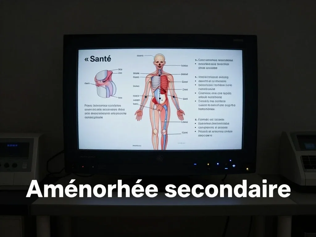 Contexte professionnel illustrant « Aménorrhée secondaire »