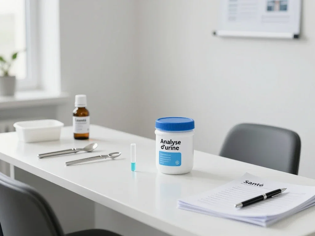 Contexte professionnel illustrant « Analyse d'urine »