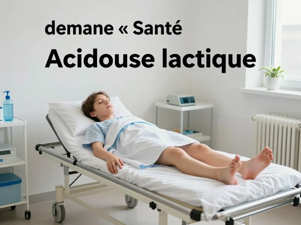 Contexte professionnel illustrant « Acidose lactique »