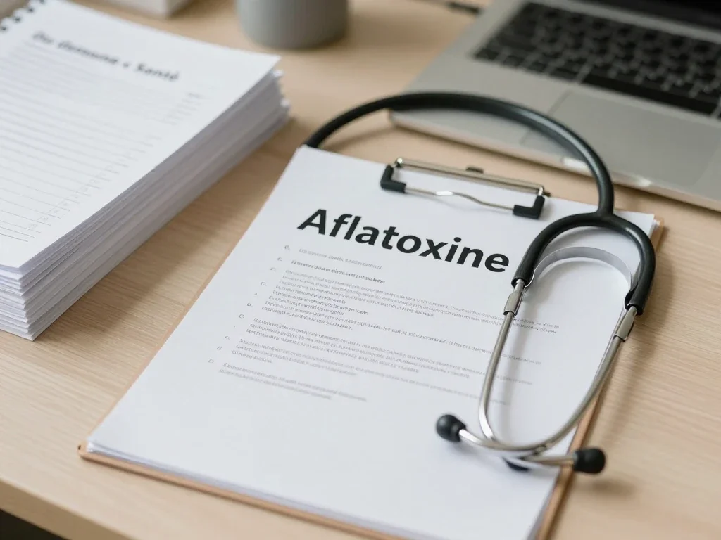 Contexte professionnel illustrant « Aflatoxine »