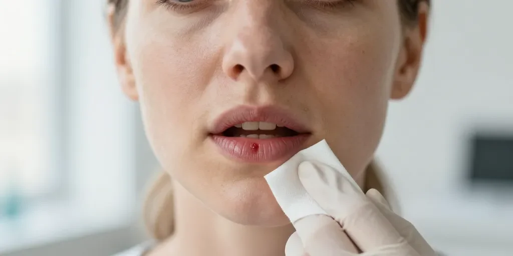 Ampoule de sang dans la bouche : le vrai risque et que faire ?