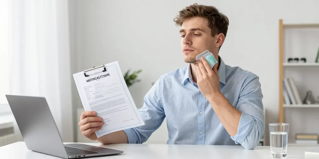 Arrêt dent de sagesse : les démarches pour obtenir une absence autorisée