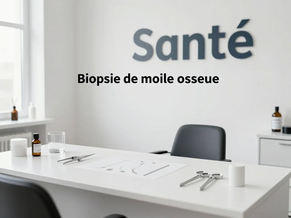 Contexte professionnel illustrant « Biopsie de moelle osseuse »
