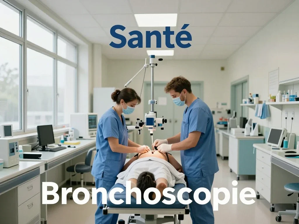 Contexte professionnel illustrant « Bronchoscopie »