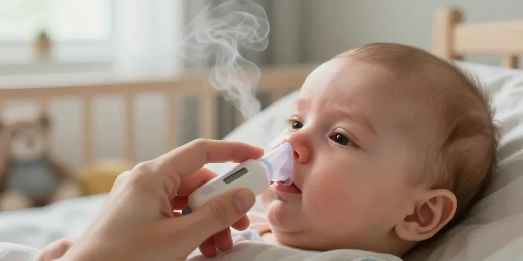 Bébé 3 mois enrhumé : le soulager rapidement, quand consulter ?
