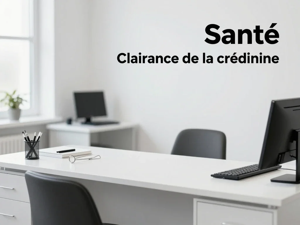 Contexte professionnel illustrant « Clairance de la créatinine »