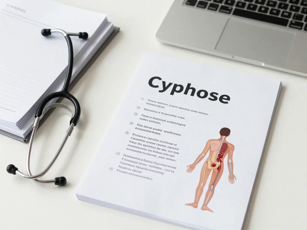 Contexte professionnel illustrant « Cyphose »