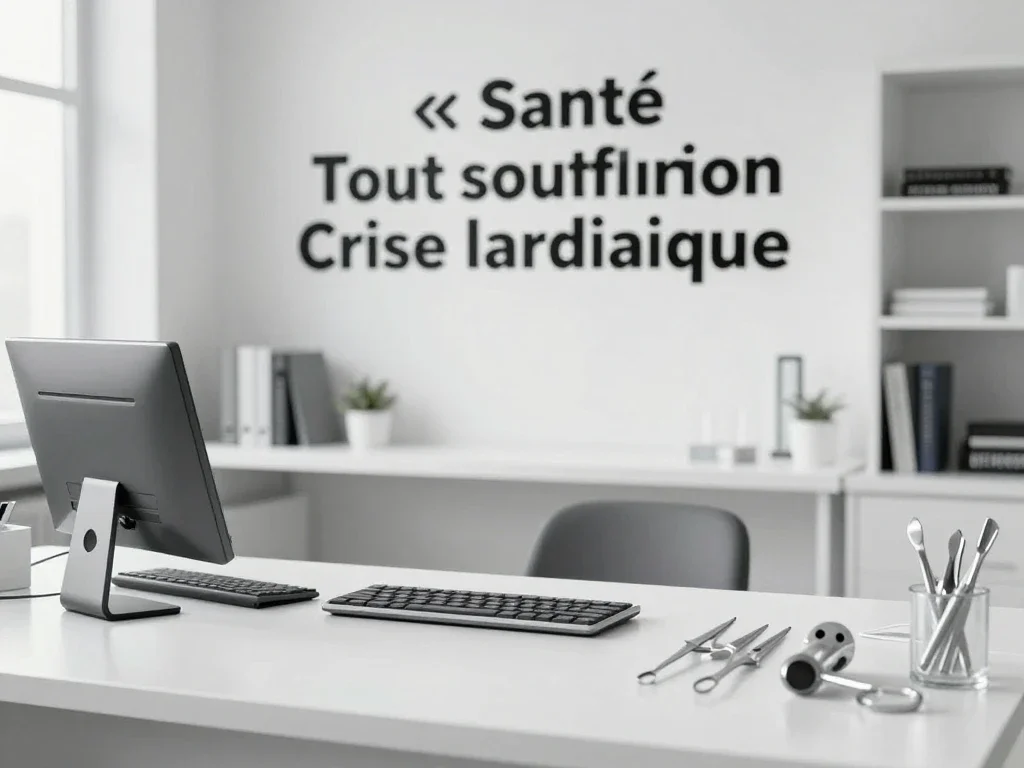 Contexte professionnel illustrant « Crise cardiaque »