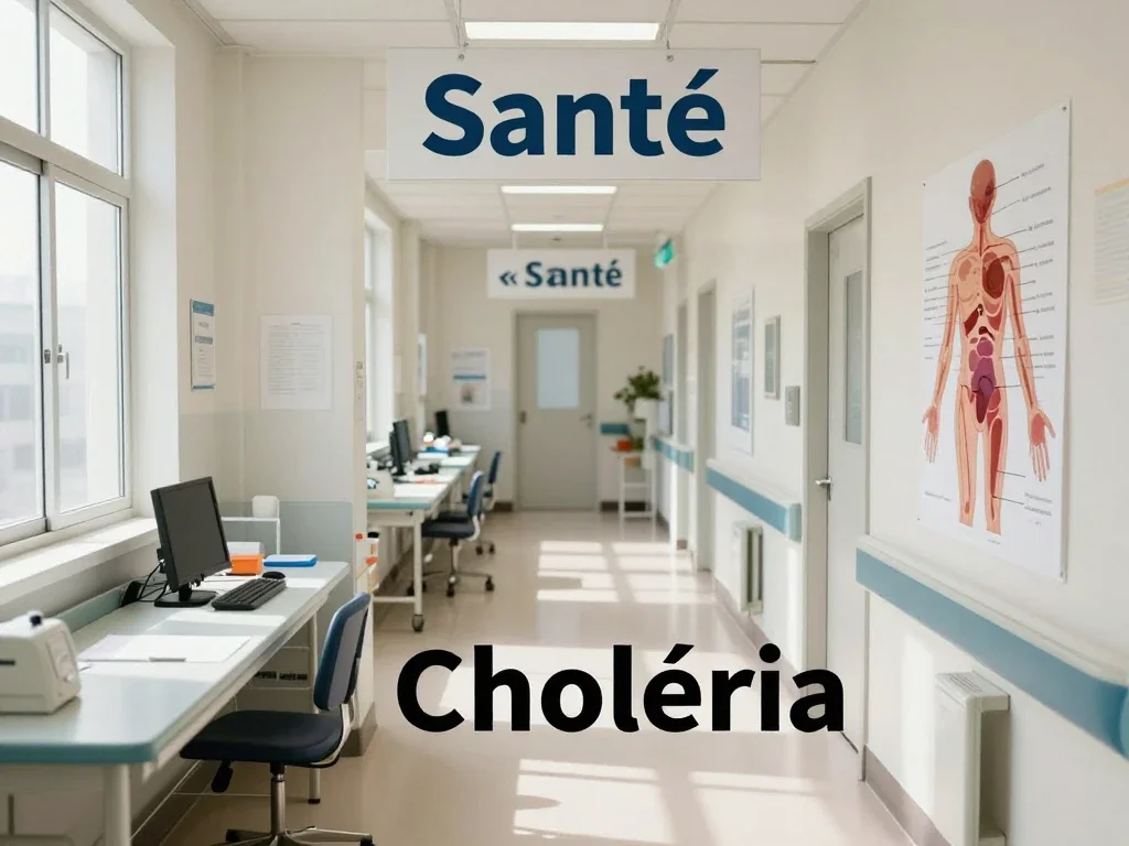 Contexte professionnel illustrant « Choléra »