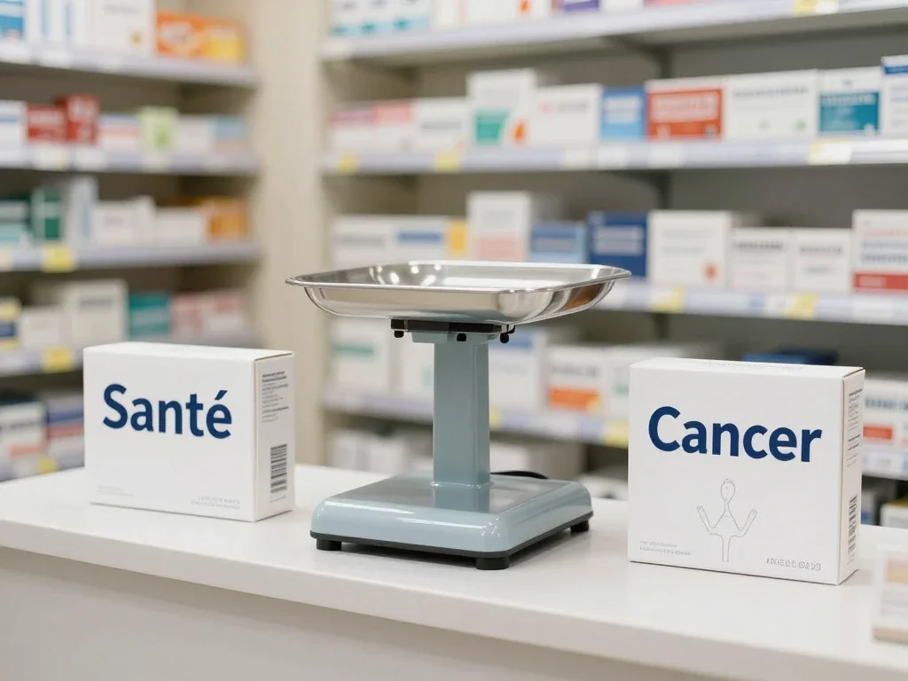 Contexte professionnel illustrant « Cancer »