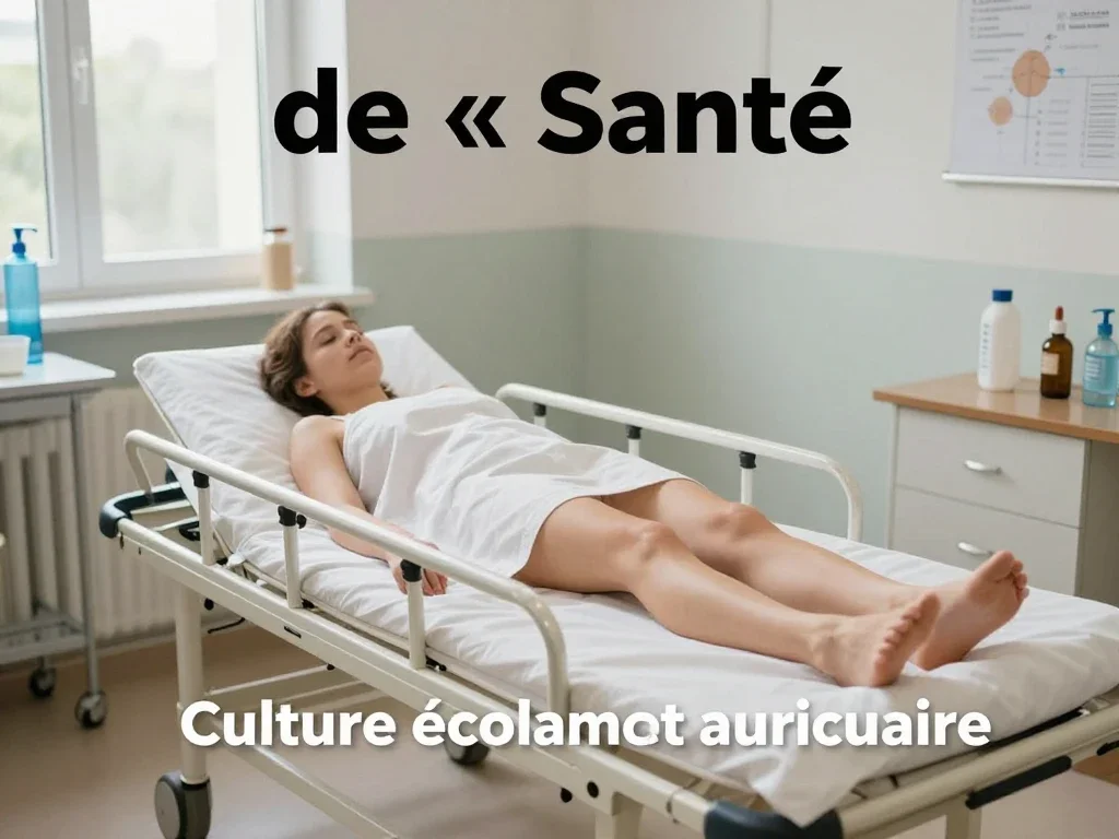 Contexte professionnel illustrant « Culture écoulement auriculaire »
