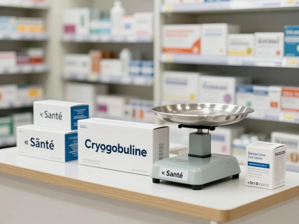 Contexte professionnel illustrant « Cryoglobuline »