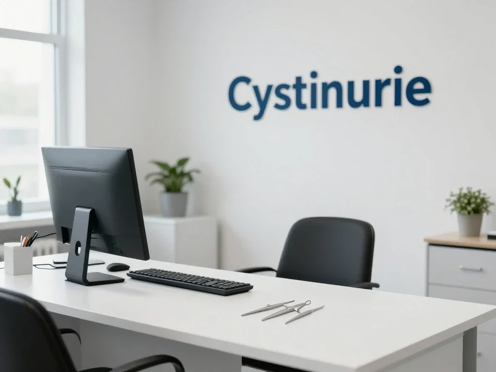 Contexte professionnel illustrant « Cystinurie »