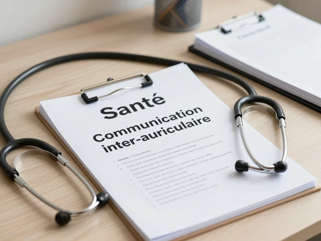 Contexte professionnel illustrant « Communication inter-auriculaire »