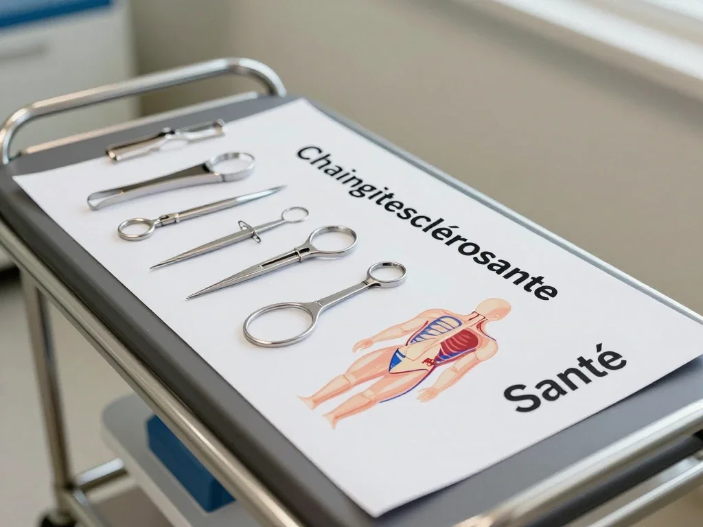 Contexte professionnel illustrant « Cholangite sclérosante »