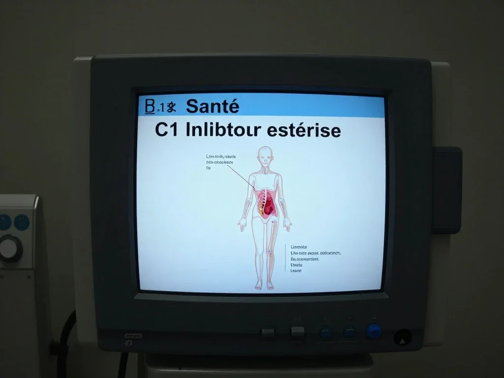 Contexte professionnel illustrant « C1 Inhibiteur estérase »