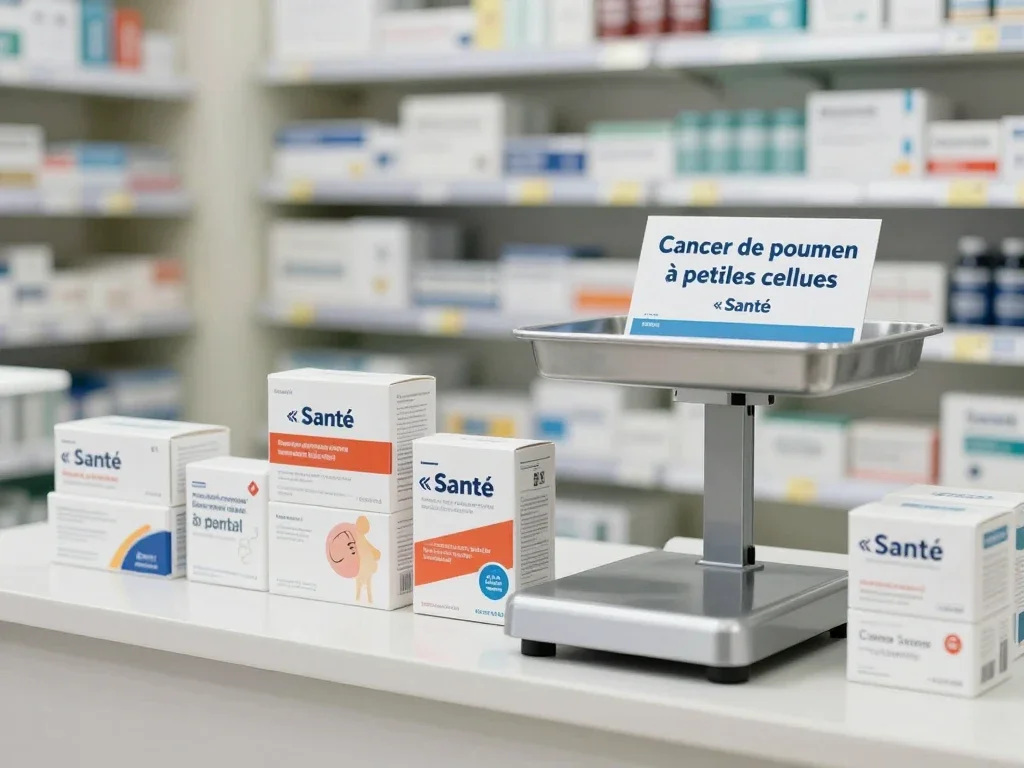 Contexte professionnel illustrant « Cancer du poumon à petites cellules »