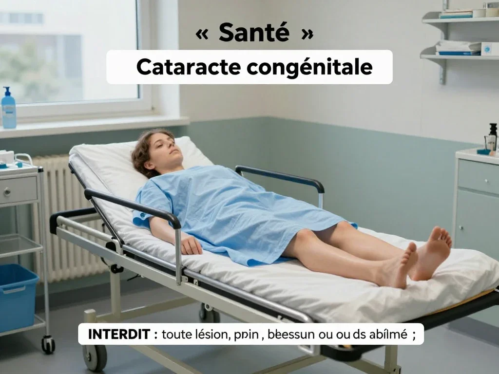 Contexte professionnel illustrant « Cataracte congénitale »