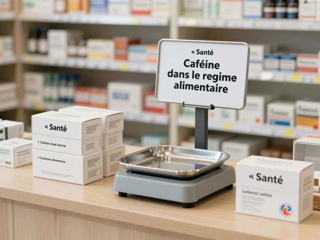Contexte professionnel illustrant « Caféine dans le régime alimentaire »