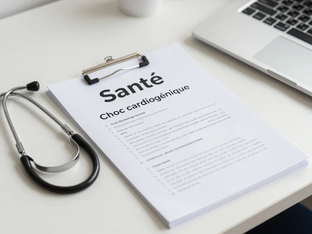 Contexte professionnel illustrant « Choc cardiogénique »