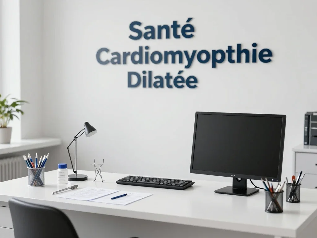 Contexte professionnel illustrant « Cardiomyopathie Dilatée »