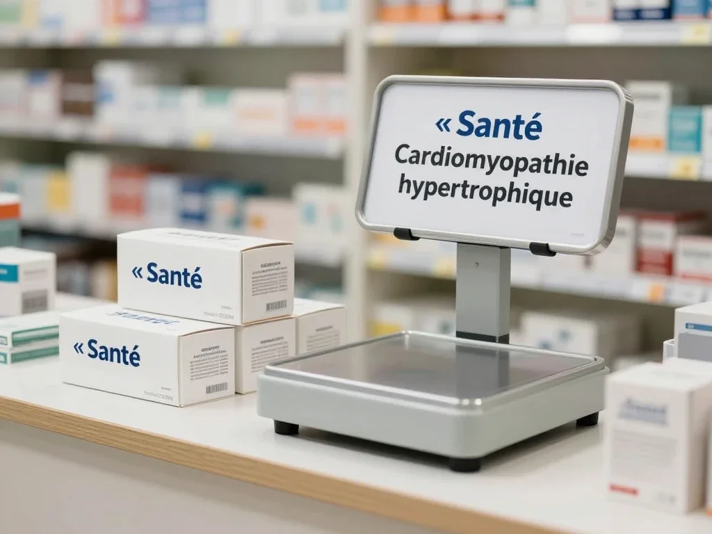Contexte professionnel illustrant « Cardiomyopathie hypertrophique »