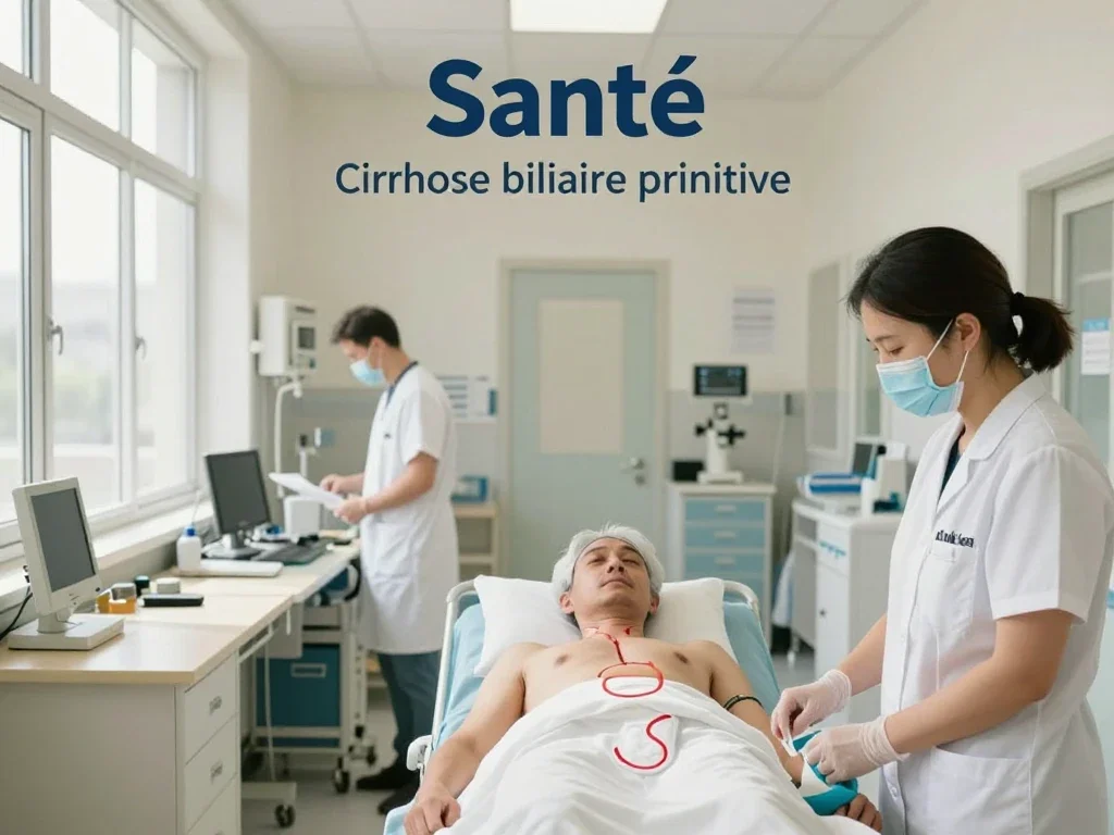 Contexte professionnel illustrant « Cirrhose biliaire primitive »
