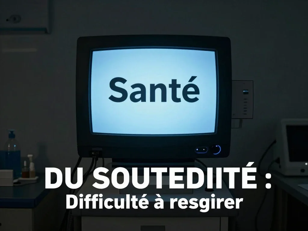 Contexte professionnel illustrant « Difficulté à respirer »