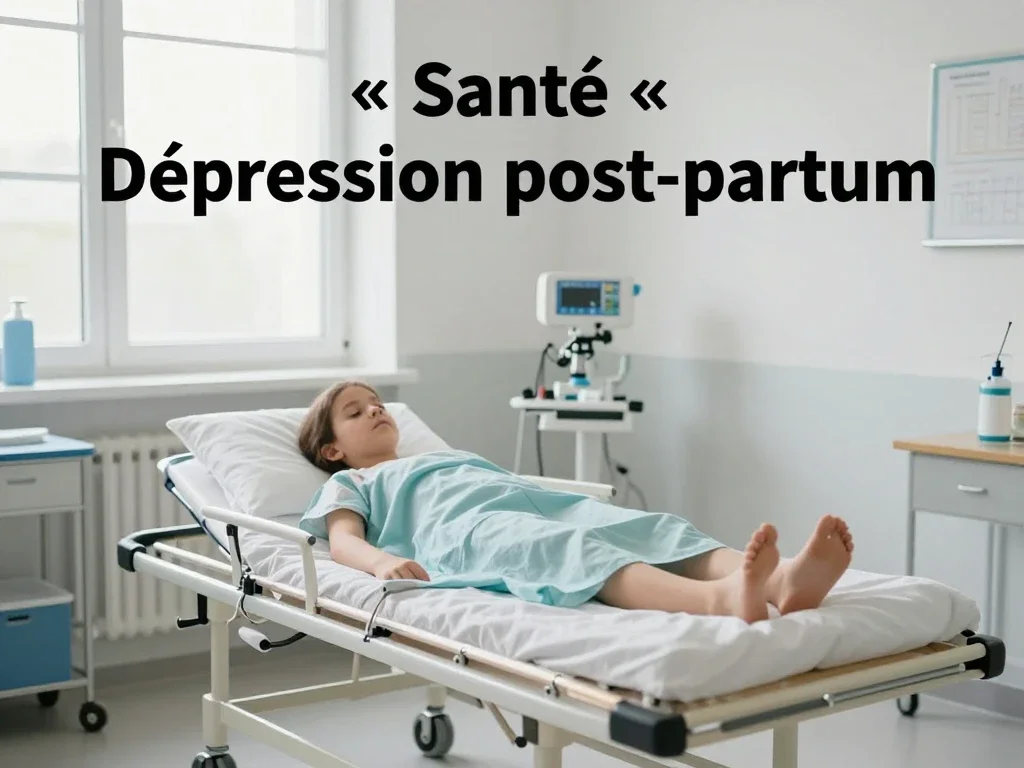 Contexte professionnel illustrant « Dépression post-partum »