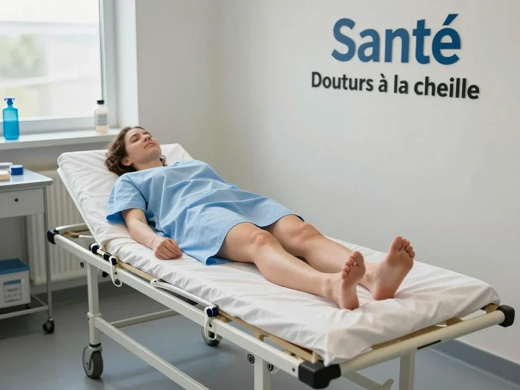Contexte professionnel illustrant « Douleurs à la cheville »