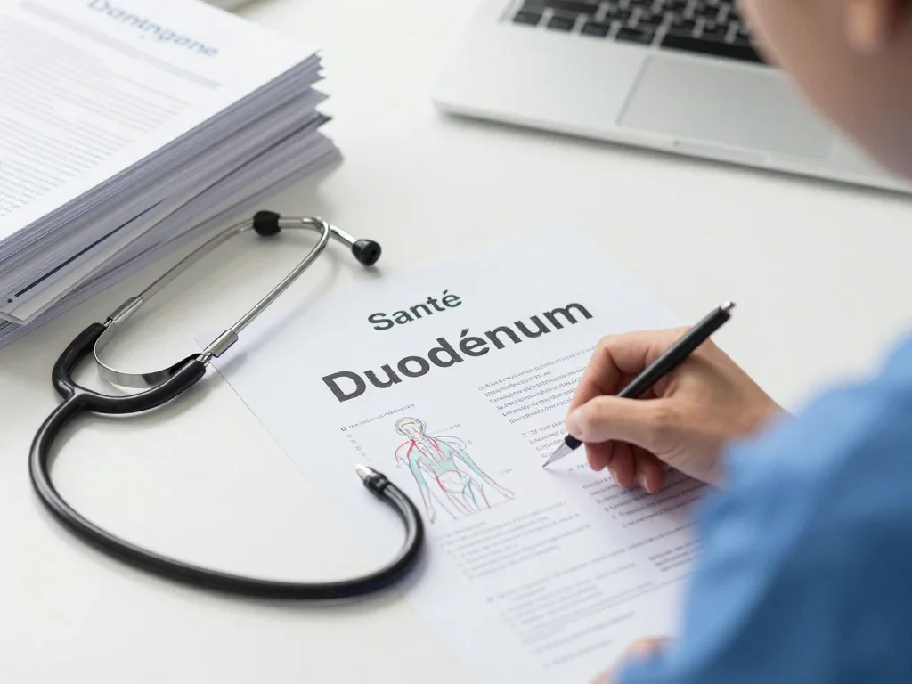 Contexte professionnel illustrant « Duodénum »