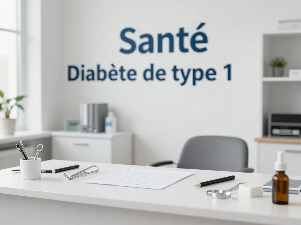 Contexte professionnel illustrant « Diabète de type 1 »