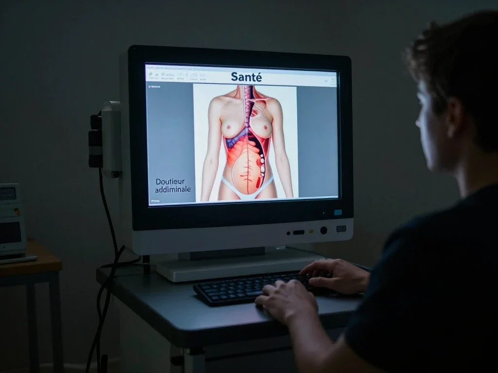 Contexte professionnel illustrant « Douleur abdominale »