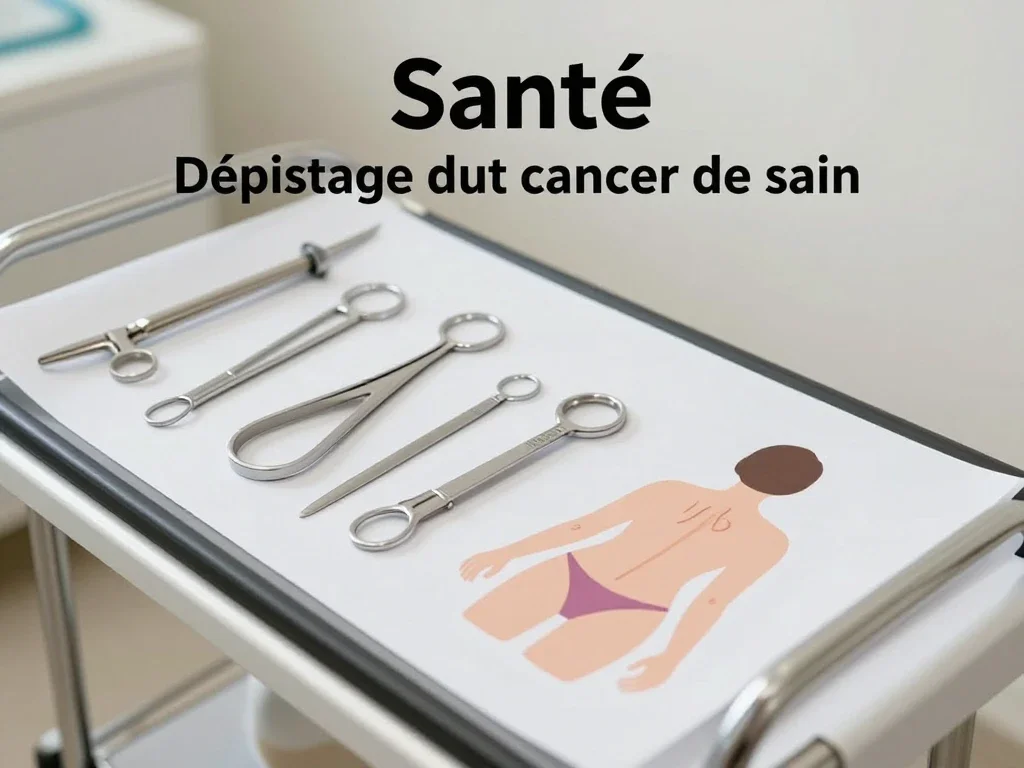 Contexte professionnel illustrant « Dépistage du cancer du sein »