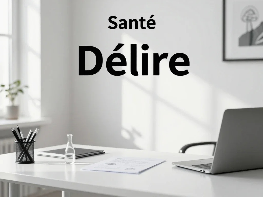Contexte professionnel illustrant « Délire »