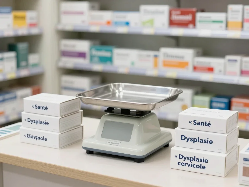Contexte professionnel illustrant « Dysplasie cervicale »